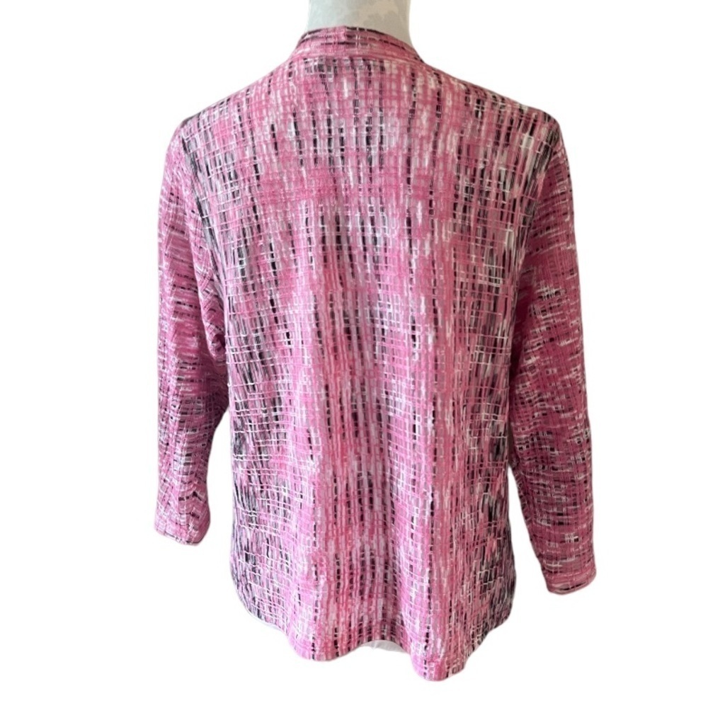 NIC + ZOE Sweet Song Linen Blend Cardigan | Open Front Lightweight | PL - Picture 2 of 4